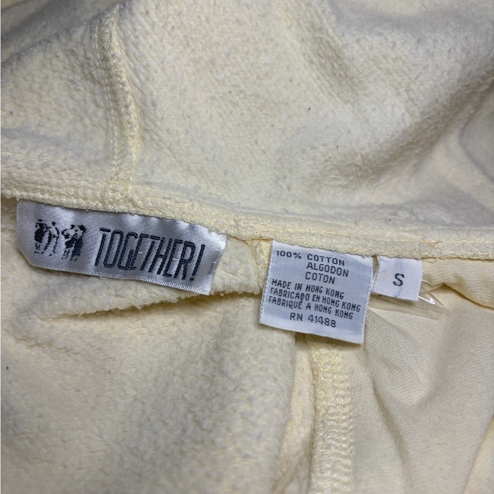 Vintage Cream Knit Button-Up Cardigan - Picture 7 of 8